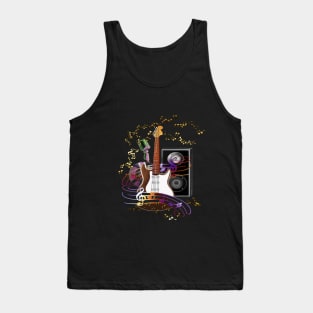 Guitar Musically Tank Top